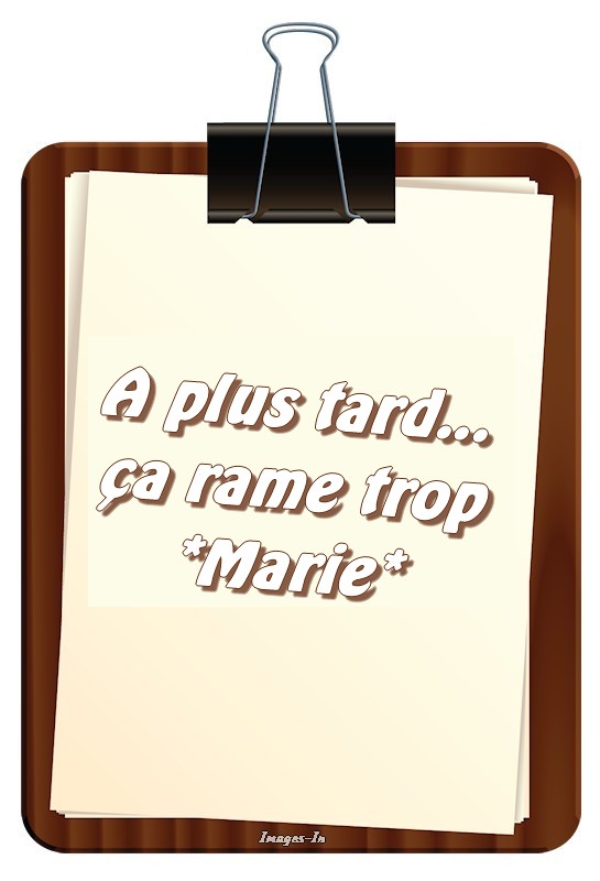 A plus tard